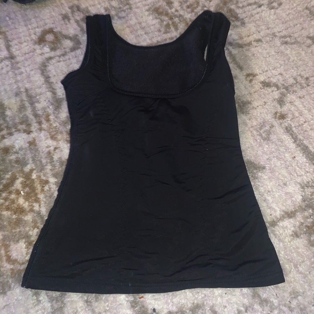 Black tank top